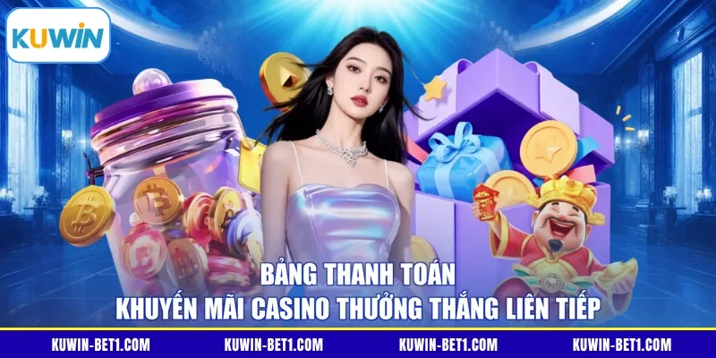 Bảng thanh toán khuyến mãi casino thưởng thắng liên tiếp